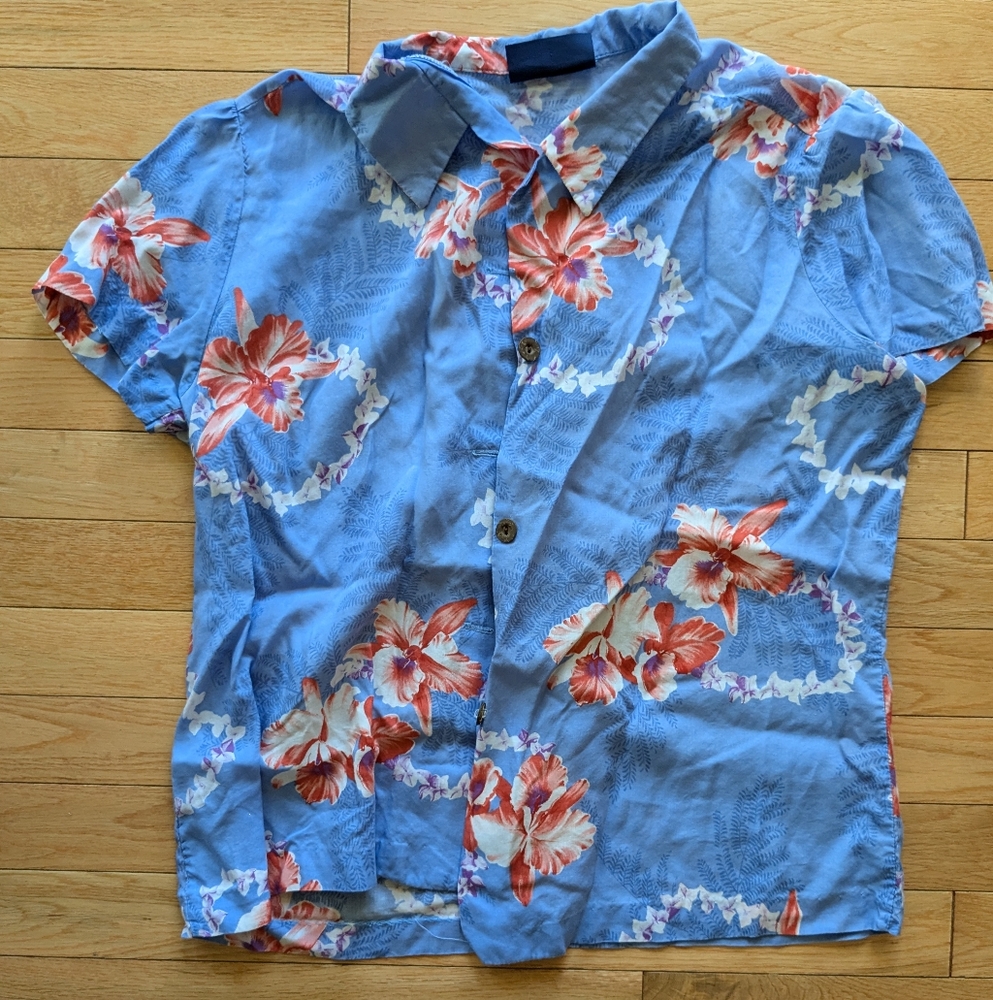 Vintage Tropical Women's Button Down